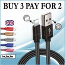 USB Cable For iPhone 7 8 6 5 x 11/11 pro Long Charger Charging Fast Lead 2m 3m