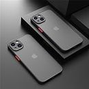 Armor Matte Case for iPhone 13 12 11 Pro Max XR XS X 7 8 Plus SE Mini Luxury Silicone Bumper Clear Hard PC Cover Capa,Black,for iPhone X