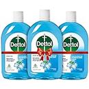 Dettol Liquid Disinfectant for Personal Hygiene, Surface Disinfection, Floor Cleaner (Menthol Cool, 200ml, Pack of 3)