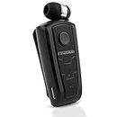 Bronzi Fineblue F910 - Auricolari Bluetooth Smartphone Con Clip - Filo Retrattile In Ear - Avviso a Vibrazione integrata - Microfono Cancellazione Attiva Del Rumore - Esclusiva StoreBronzi (Nero)