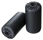 Foam Foot Pads Rollers Set of a Pair (8"x4"x20mm) for Home Gym Exercise Machines Equipments Replacements with 1 Inch Rod