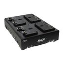 Core SWX Mach4 4-Position Charger with 4A Rapid Charge (Gold Mount) MACH-Q4A