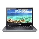2020 Acer Chromebook C740 11.6 Inch Laptop, Intel Celeron 3205U 1.5 GHz, 4GB DDR3L RAM, 16GB SSD, WiFi, Bluetooth, HDMI, Webcam, Gray, Chrome OS + NexiGo 32GB MicroSD Card Bundle (Renewed)
