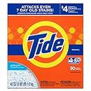 Tide Original HE Turbo Powder Laundry Detergent, 30 Loads, 42 Oz