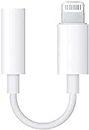 TEQNEQ Lightning to 3.5 mm Headphone Jack Adapter, [Apple MFi Certified] 1 Pack iPhone 3.5mm Headphones/Earphones Aux Audio Dongle Adapter Compatible for 14 13 12 11 XS XR X 8 7, Support All iOS