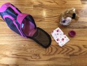 American Girl Doll 18"- Ginger the Cat AND Travel Pet Carrier Set- LOT- Retired
