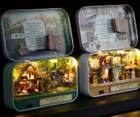 Lighted Box Theater Complete Building Kit DIY Miniature Scene, Tools, Batteries