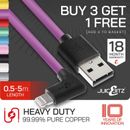 JuicEBitz® Heavy Duty Charger Cable for iPad + iPhone 7 8 X SE 11 12 13 14 Pro