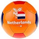 FIFA World Cup Qatar 2022 Team Netherlands Soccer Ball Souvenir Display, Officially Licensed Futbol for Youth and Adult Soccer Players, Multicolored