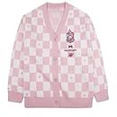 Women's Japan Cute Cardigan Sweater Kawaii JK Uniform Cardigan Sweater Cosplay Sweater, Pink, Small