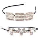 Parhon Pearl Hair Band for Beauty Personal Care Elegant Headband for Women Hair Hoop Head wear Accessories for Girls & Kids (Pack of 2)