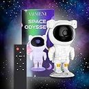 The Artment Your Artistic Apartment Space Odyssey Astronaut Galaxy Light Projector|Astronaut Galaxy Projector Night Light With Remote Control & 360° Rotation Magnetic Head - Plastic, Led, Multicolor