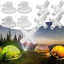 RAMXCION 9PCS Gazebo Connector, Gazebo Replacement Spare Parts for 3X3M Gazebo Awning Tent Feet Corner Center Replacement Accessories 19/25MM For Outdoor Camping Trip