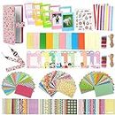 Latest Colorful Bundle Kit for Instax Accessories Kit, Compatible with Fujifilm Instax Mini 9 8 11 70 90 Accessories Include Photo Albums Film Stickers Desk Stands Hanging Frame Clips Straps