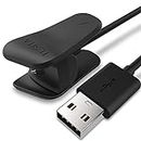TUSITA Chargeur pour Garmin Vivosmart 4 - Socle de câble de chargement USB 100cm - Accessoires pour Activity Tracker (1-Pack)