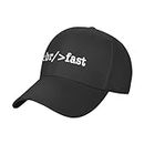 ARISTU Breakfast HTML Code Funny Baseball Cap Plain Trucker Hat Fitted Dad Hat for Men Women
