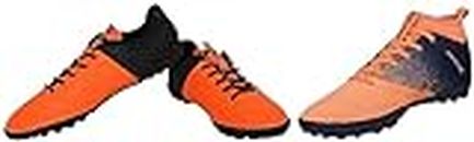 Nivia Ashtang Futsal Shoes for Turf Ground for Mens (F. Orange) UK-9 Aviator 2.0 Hard Ground Futsal Shoes for Mens (Black/Orange) UK-8