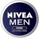 NIVEA MEN Creme (1 x 150 ml), crema para hombres, crema para cara, crema corporal hidratante, crema multiusos hidratante para el cuidado de la piel masculina
