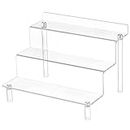 Grarry Acrylic Risers Display Shelf, 9” Perfume Organizer Stand, Acrylic Riser for Display Compatible with Funko POP Shelves, Acrylic Display Stands for Cologne Stand Skincare Organizer Perfume Holder