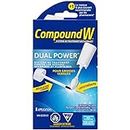 Compound W Dual Power Wart Remover System - 8 Count - For Treatment & Removal of Common Warts and Plantar Warts, Effective Wart Removal
