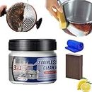 Stainless Steel Clean Wax,Metal Polish Paste,Magical Nano-Technology Stainless Steel Cleaning Paste,Stainless Steel Cleaner and Polish for Appliances,Rust Remover for Metal. (1Pcs)