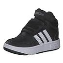 adidas Unisex Baby Hoops Mid Shoes Basketball Shoe, core Black/FTWR White/Grey six, 22 EU