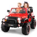 2 Seater Ride On Truck and Car Cover, 12V Children's Electric Car with Parental