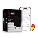 Fleettrack Wireless GPS Tracker - 10000mAH Magnetic GPS for Kids, Car, Bike, Truck, Bus | Safe Parking Alarm | Location & History Tracking | Voice Monitoring | 1 Year Sim Card + (Android & iOS)
