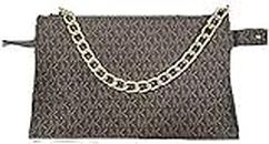 Michael Kors Brown MK Signature Fanny Pack Belt Bag (Medium)