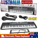 61 Keys Digital Music Electronic Keyboard Electric Piano Musical Instrument Kids