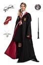 7PCS Magic Robe Gryffindors Costume Set Wizard School Halloween Cosplay Costume