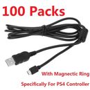100x Cable de carga USB para controlador PS4 Playstation 4 DualShock4