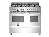 Bertazzoni Master Series MAS106L2EXC Dual Fuel Range Cooker - Stainless Steel - A Rated