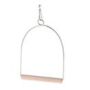 Parrot Wood Perch Swing Stand for Playing Cage for Small Parrots