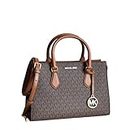 Michael Kors handbag for women Sheila satchel medium, Brown