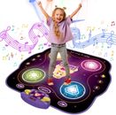 Alfombra de baile, juguetes para niños para niñas y niños de 3 4 5 6 7 8 años, electrónica iluminada