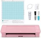 Silhouette America Silhouette Cameo 4 with Bluetooth, 12x12 Cutting Mat, Autoblade 2, 100 Designs and Silhouette Studio Software - Pink Edition (Renewed)