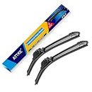 17" + 17" OEM Quality Front Windshield Hook Wiper Blades OE Original Style (Set of 2)
