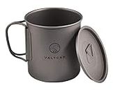 Valtcan 450ml Titanium Camping Cup with Tight Lid
