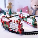 Juego de tren de árbol de Navidad juguete polar silbato eléctrico vías de tren VillaDY