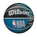 WILSON NBA DRV Pro Streak Outdoor Basketball - Size 5-27.5", Black/Blue