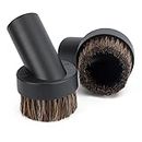 Brushes for Henry Hoover Attachments, Migaven 2pcs Hose Brushes for Henry Hetty Head Parts and Accessories Universal Replacement Round Horse Hair Dusting Suction Nozzle Cleaner Dust Brush Tool 32mm