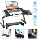 360° Adjustable Laptop Table Stand Lap Sofa Bed Tray Foldable PC Notebook Desk