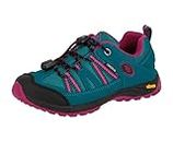 Brütting Ohio Low Rise Hiking Shoes, Turquoise Türkis Pink, 3.5 UK
