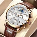 Luxus Armbanduhr Herren Männer luxuriös hochwertige Uhr Chronograph Wasserdicht