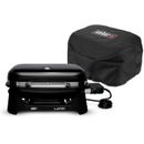 Weber Lumin Electric Grill Black with Outdoor Appliance Cover