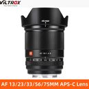 Viltrox 13mm 23mm 33mm 56mm F1.4 Auto Focus Wide Angle Lens APS-C for Sony E