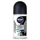 NIVEA Men Invisible Black and White Fresh Roll On Anti-Perspirant Deodorant (50ml), Men's Anti-Stain Deodorant with 48 hour Protection, Deodorant Roll-On for Men, Suitable for all Skin Types, Long Lasting Roll On Deodorant, Anti Perspirant Roll On, Roll on Deodorant for Men, Best Roll on Deodorant for Men, Best Anti Perspirant Roll On, Anti-Perspirant Roll On Deodorant, Quick Dry Roll on Deodorant