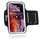 RevereSport iPhone Max 15/14/13/12/Plus sportarmband. Armband Telefon Handy Case für Laufen, Workout, Joggen und Fitness (6.7)