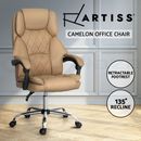 Artiss Executive Office Chair Computer Gaming Chairs Leather Recliner Espresso